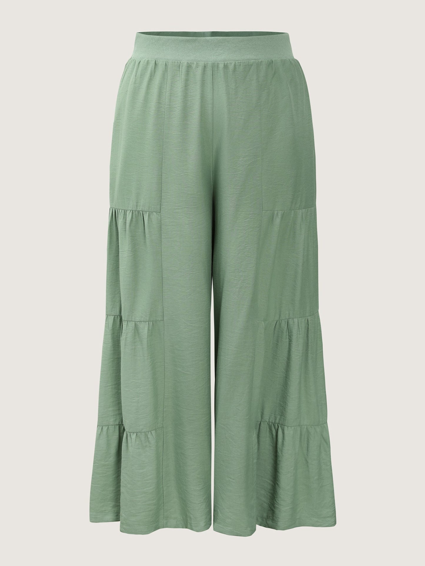 Supersoft Tiered Wide-Leg Pants