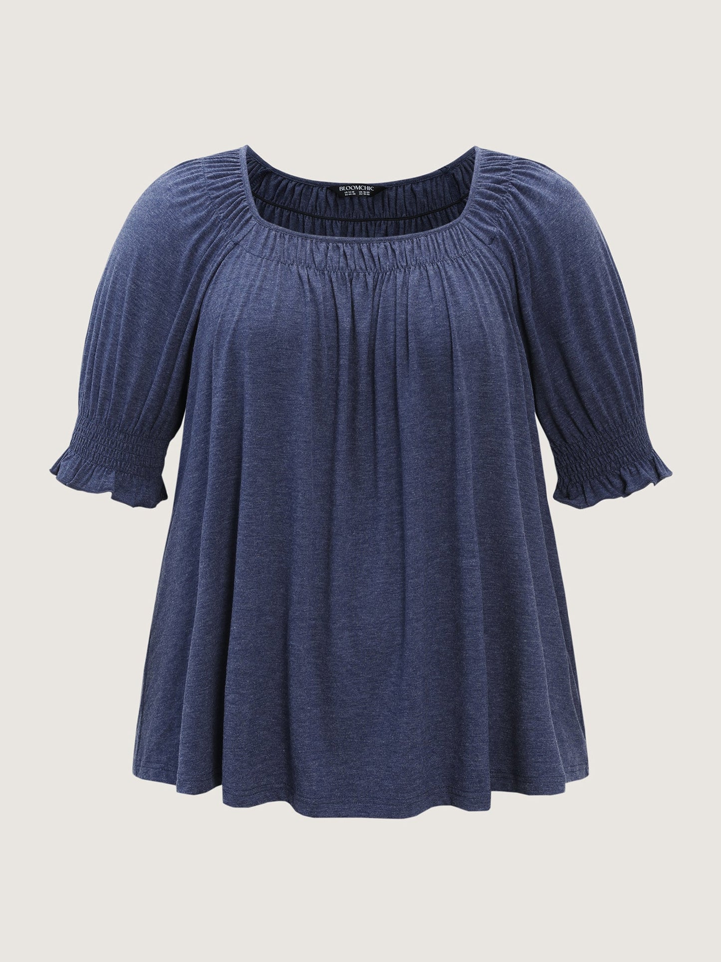 Supersoft Pleated Bust-Friendly T-Shirt