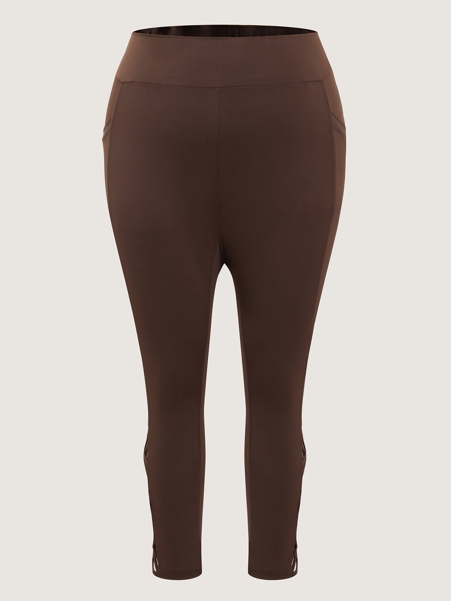 Super Stretchy Crisscross Detail Pockets Leggings