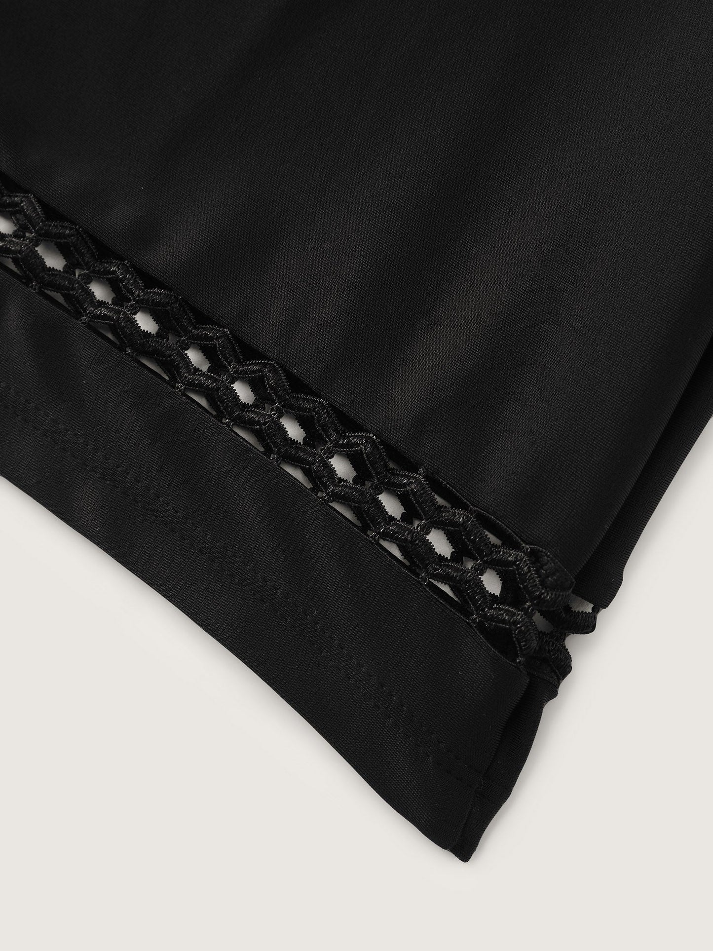 Cut-Out Side Pockets Swim Bottoms
