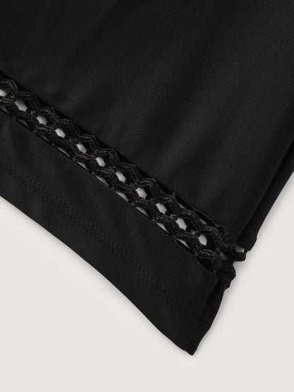 Cut-Out Side Pockets Swim Bottoms