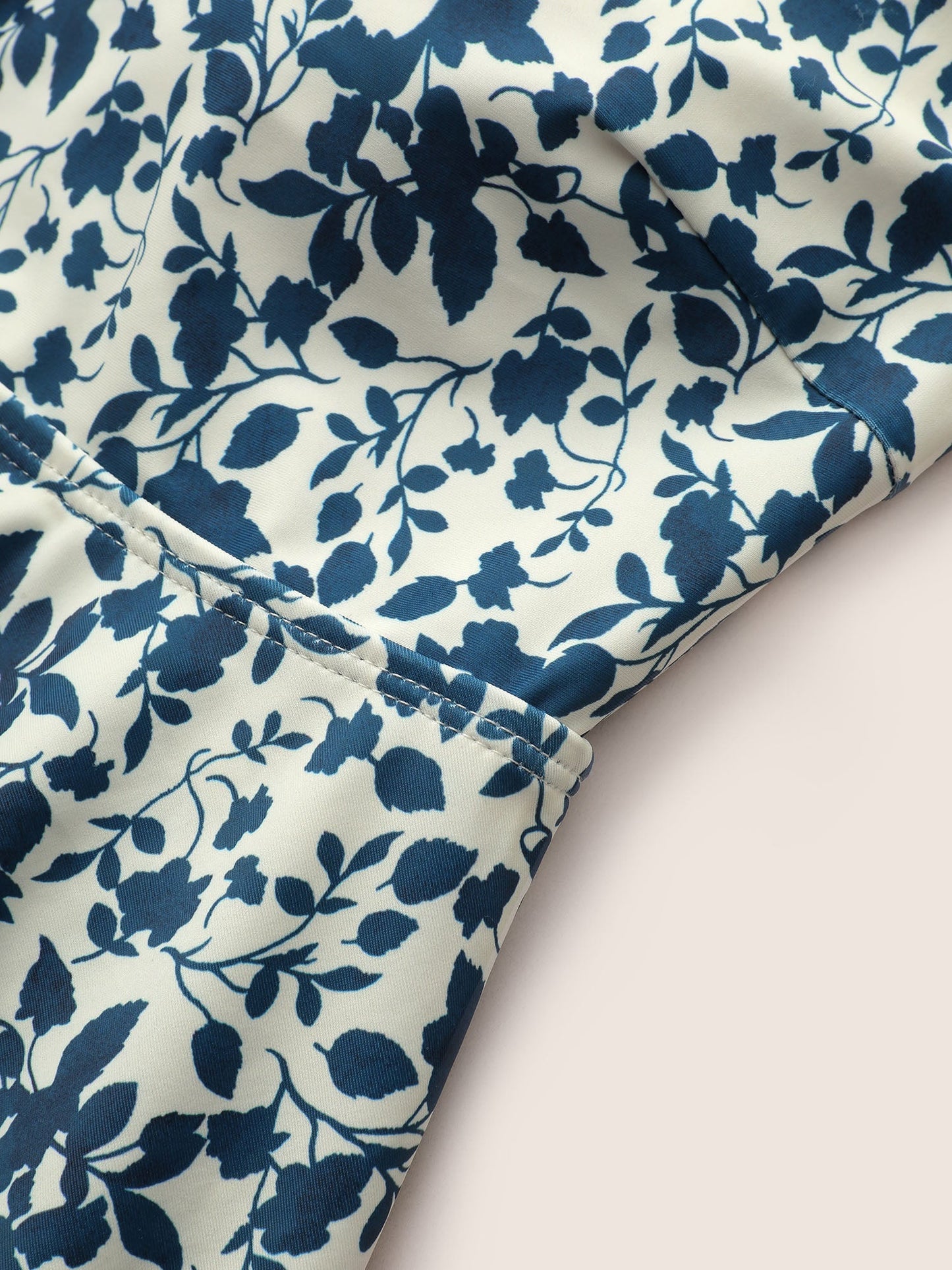 Bandana Print Cold Shoulder Swim Dress