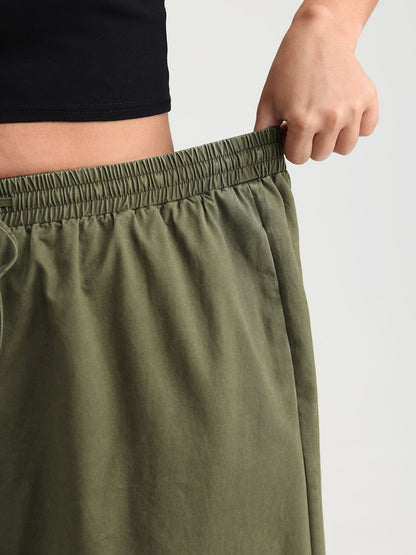 Pure Cotton Distressed Washed Pants