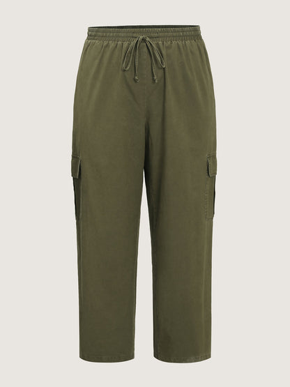 Pure Cotton Distressed Washed Pants