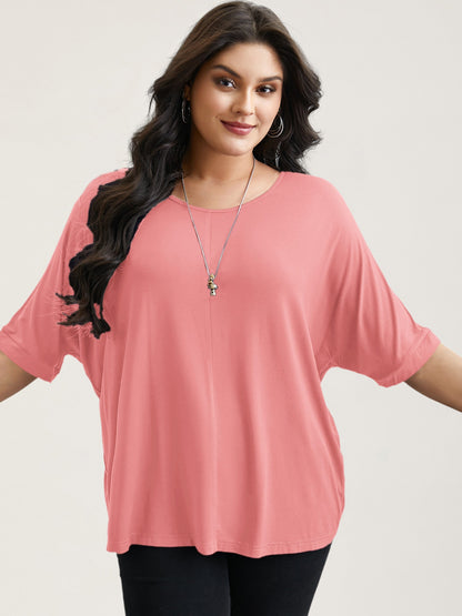 Supersoft Round Neck Plain T-Shirt
