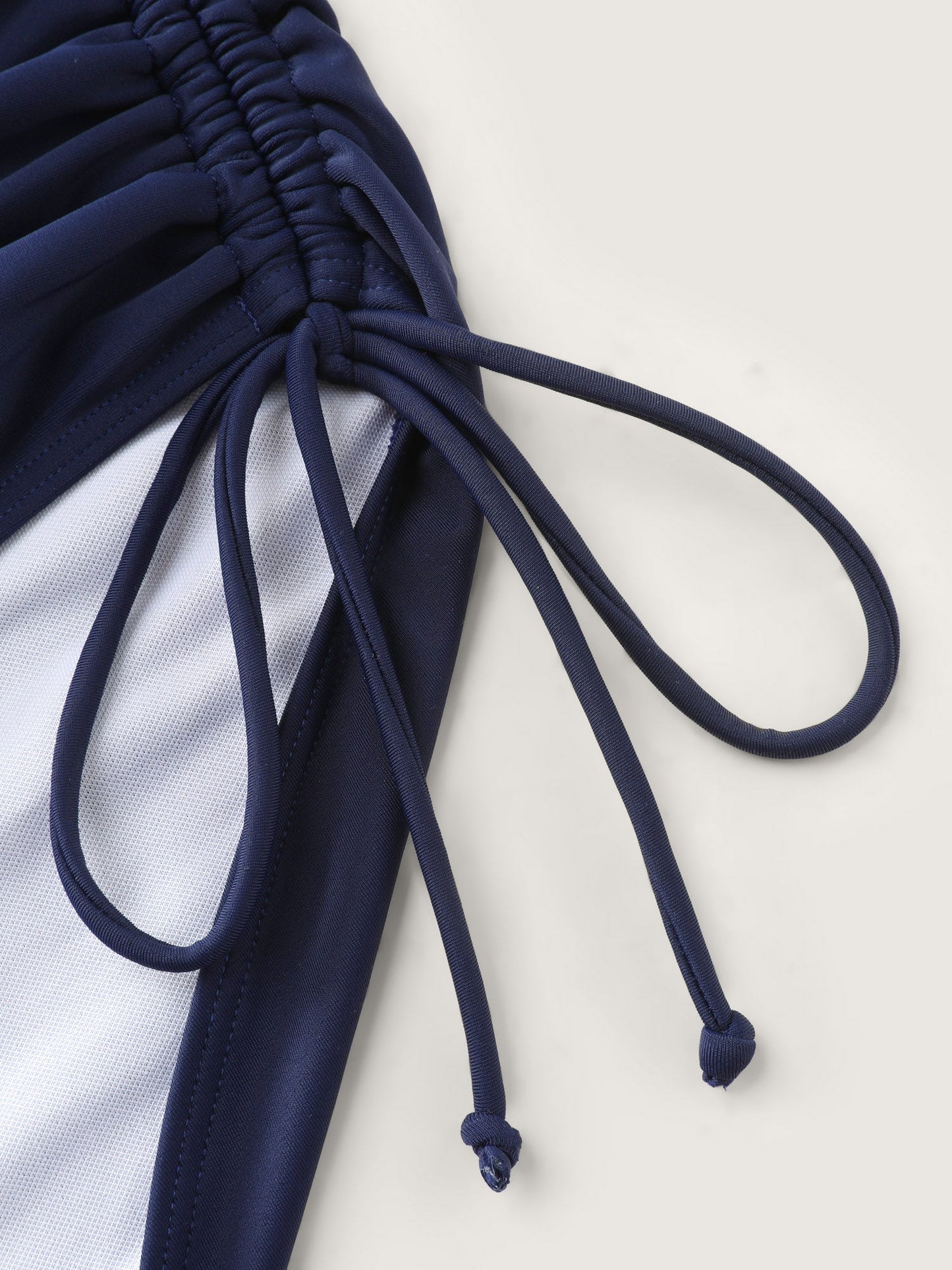 Adjustable Side Drawstring Printed Swim Bottoms