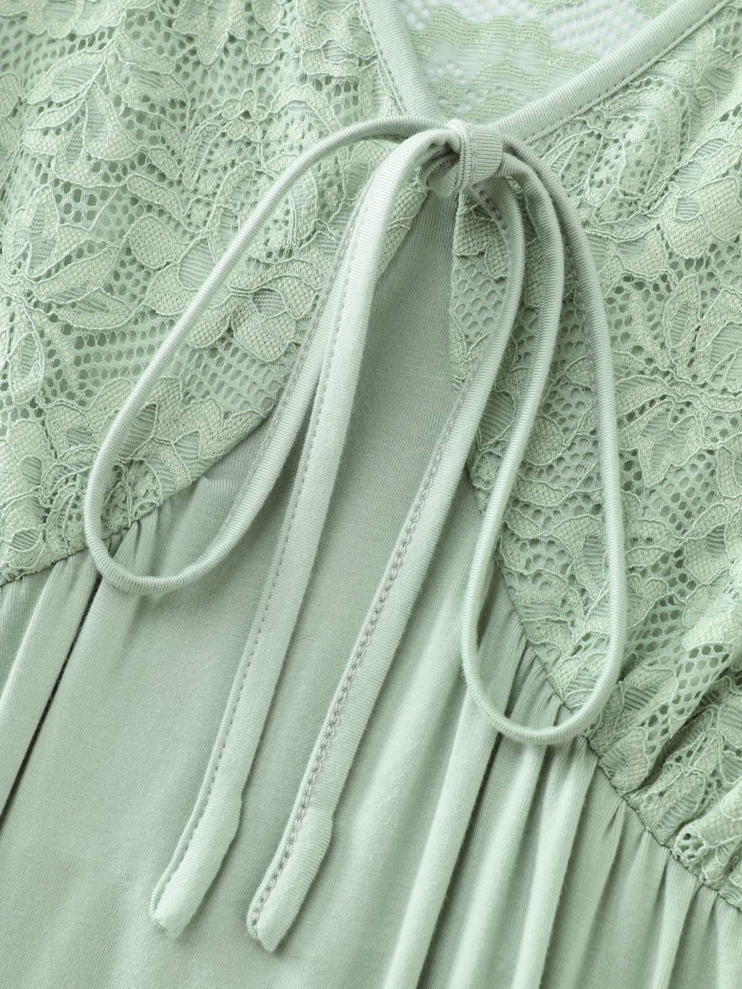 Tunic Waist-Tie Flowy Knit Top
