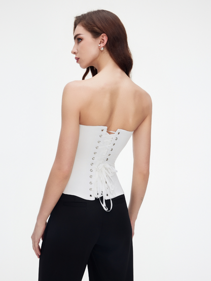 Satin corset