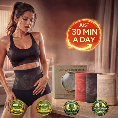 Moringa & Berberine 4-In-1 Micro-Particle Sculpting & Fat-Burn Shorts