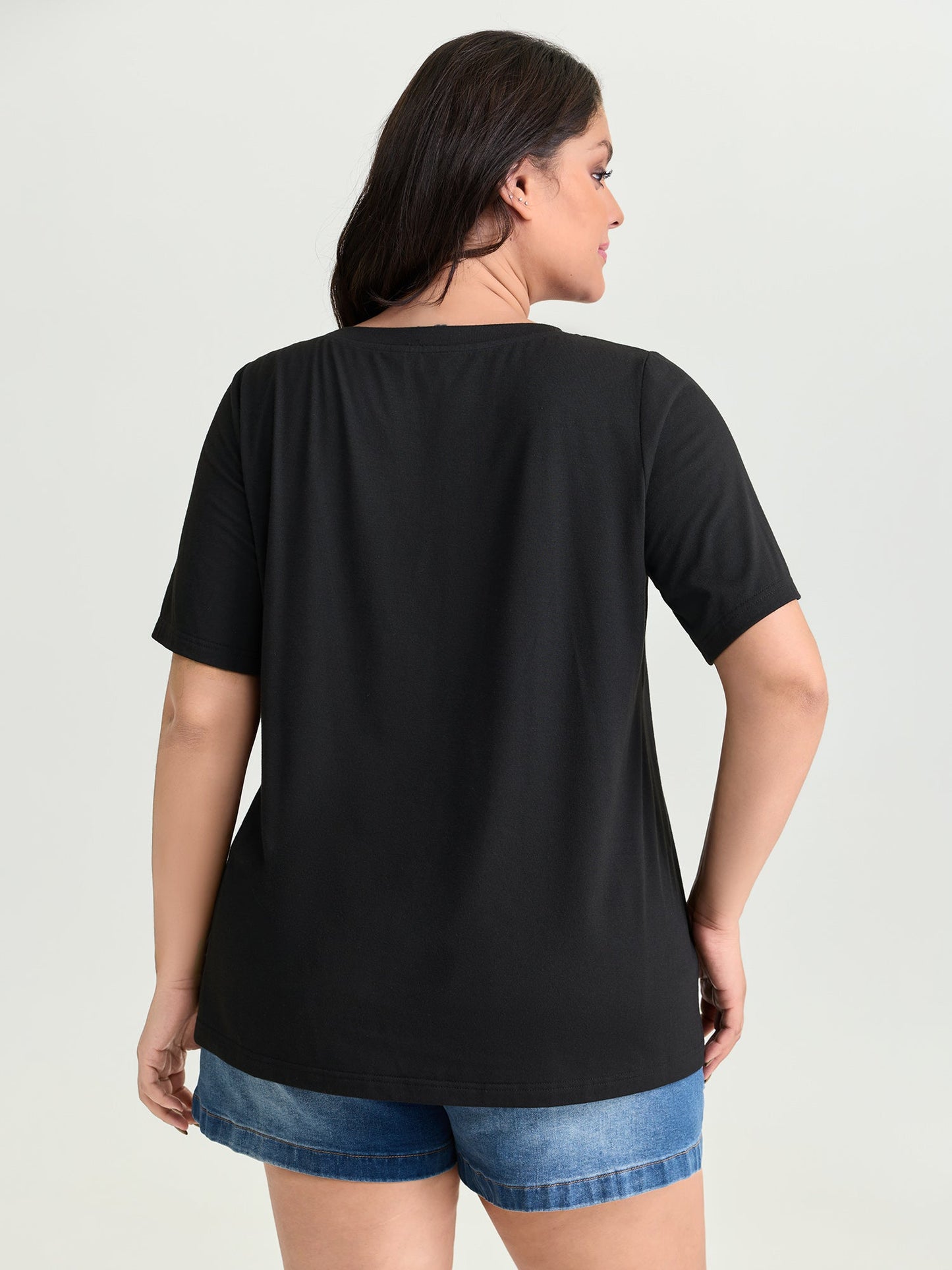 Supersoft Vibrant Love Print Stretchy Fit T-Shirt