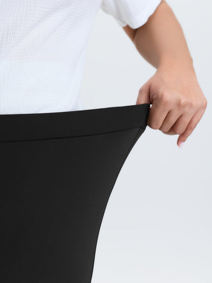 Stretchy Hem Ties Cropped Jogger Leggings
