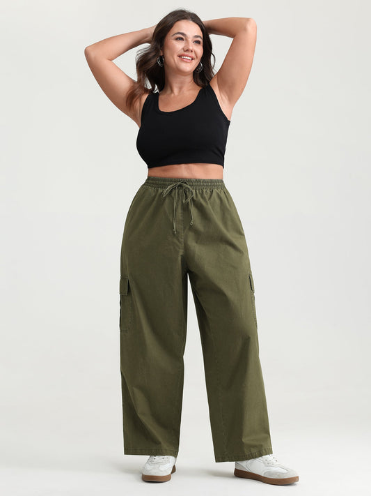 Pure Cotton Distressed Washed Pants