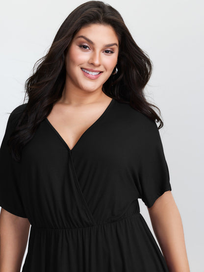 Supersoft Stretchy Surplice T-Shirt
