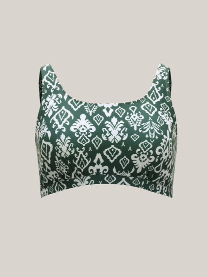 Two-Piece Boho Print Swim Top