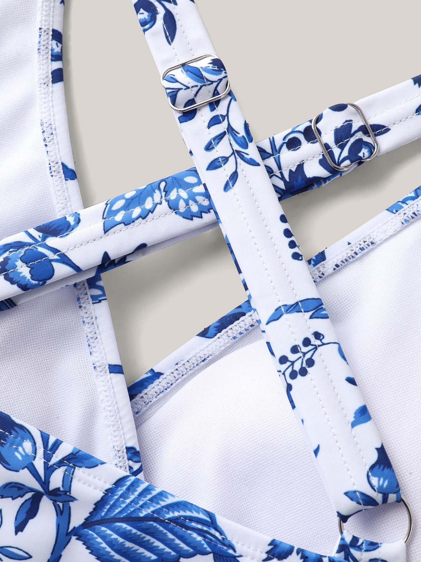 plus size dresses Boho Print Ruched Pockets Swim Dress