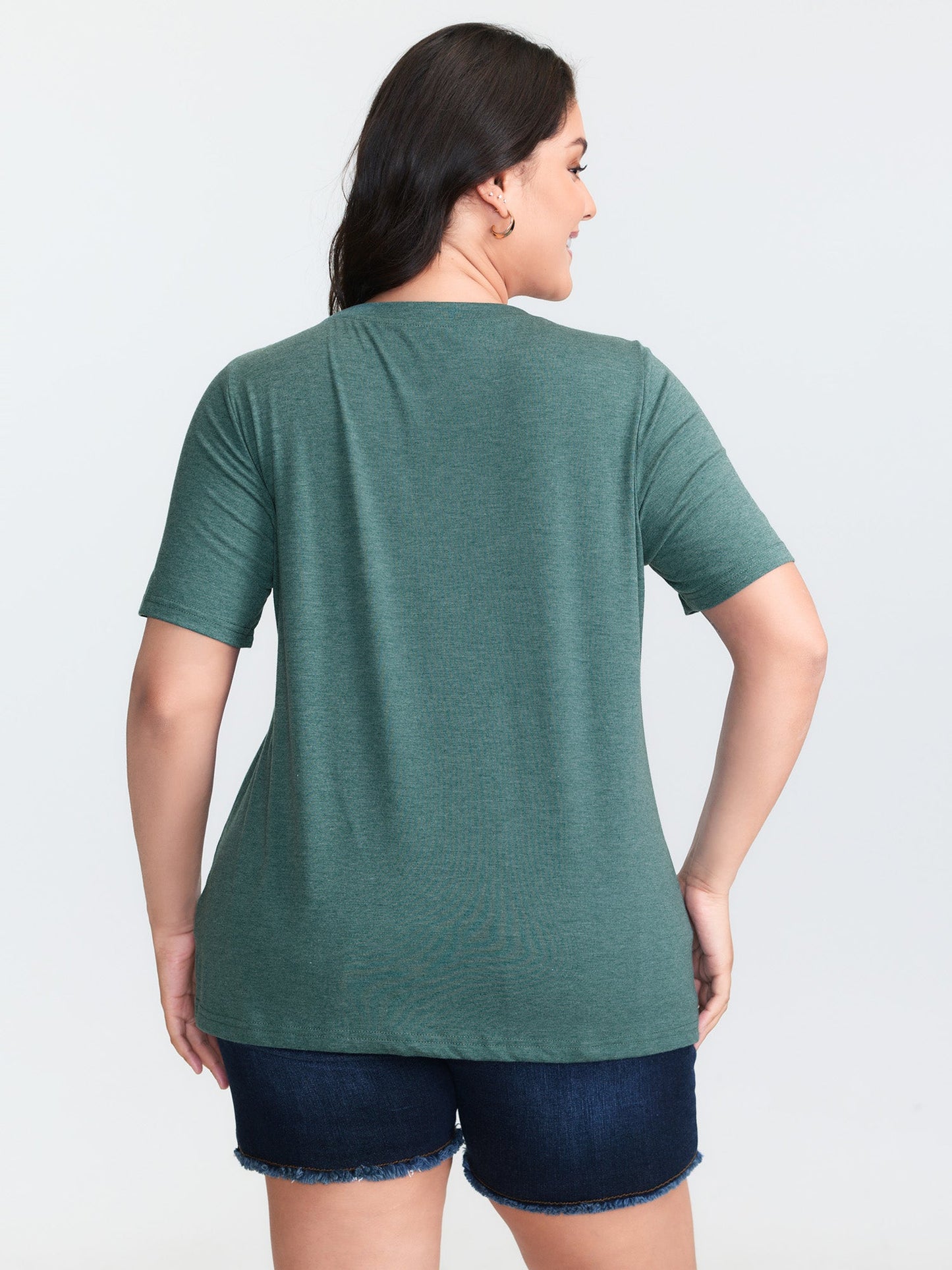Supersoft Vintage Stamps Print T-Shirt