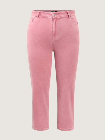 Stretchy Mid-Rise Bootcut Jeans