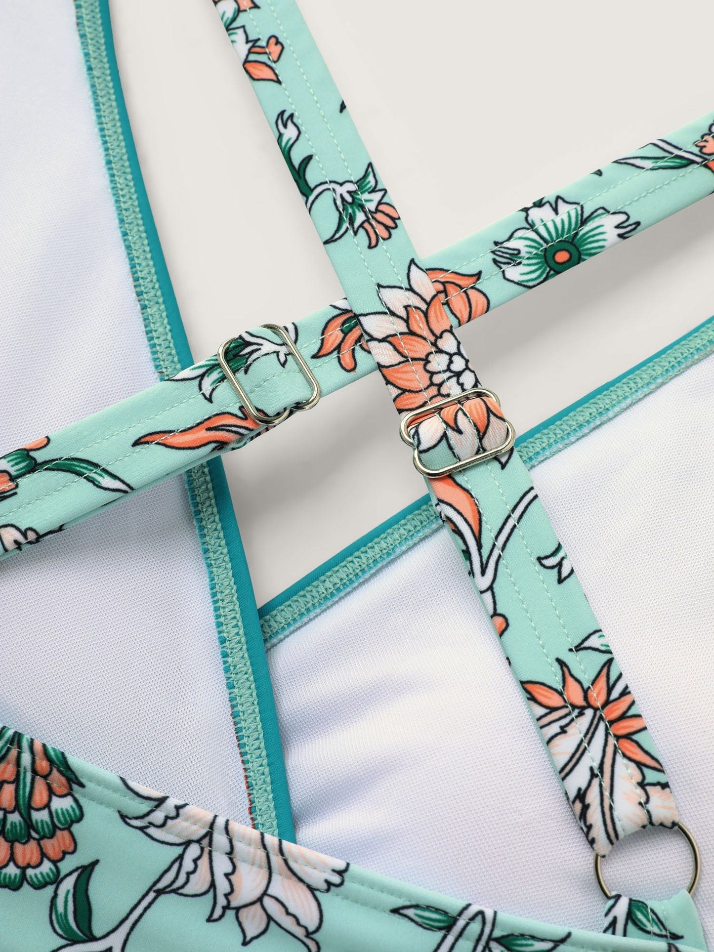 Floral Print Adjustable Tummy-Control One-Piece Swimsuit
