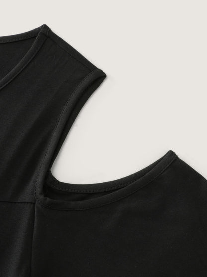 Supersoft Bust-Friendly Shoulder Cut-Out T-Shirt