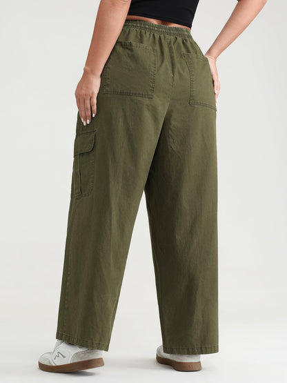 Pure Cotton Distressed Washed Pants