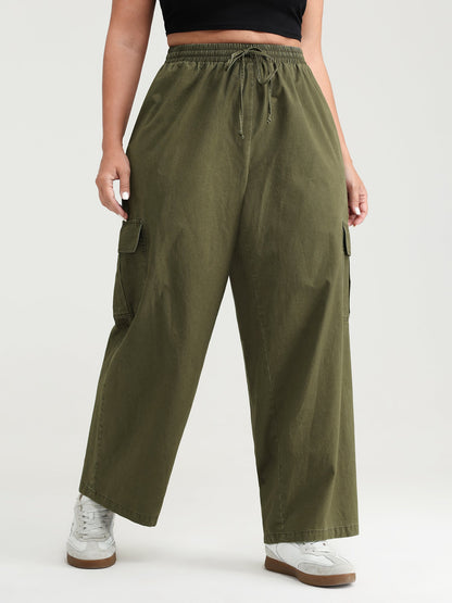Pure Cotton Distressed Washed Pants