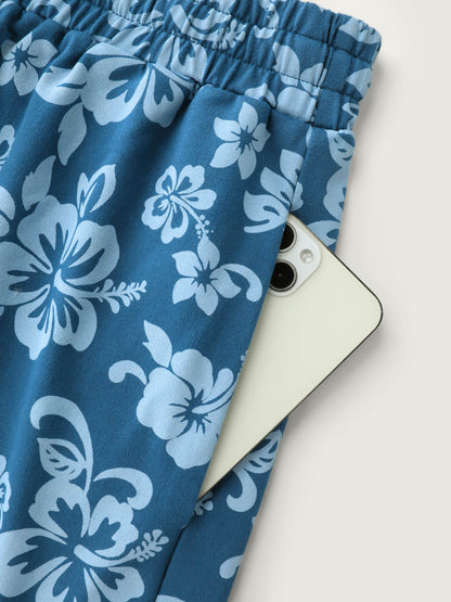 Pure Cotton Beach Floral Print Shorts