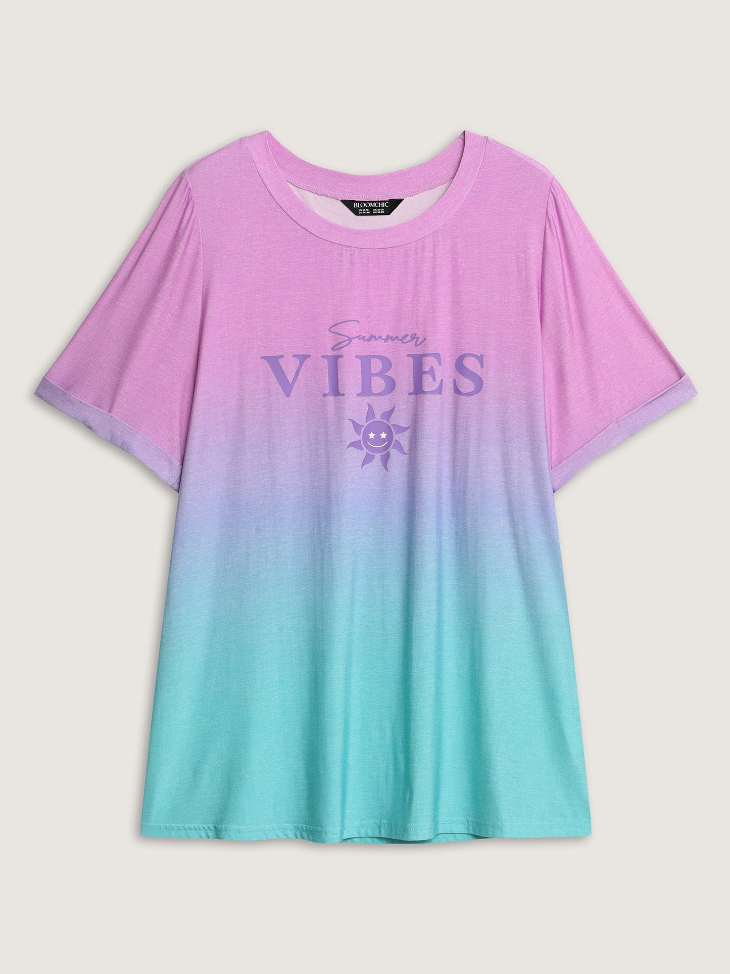 Good Vibes Color Gradient T-Shirt