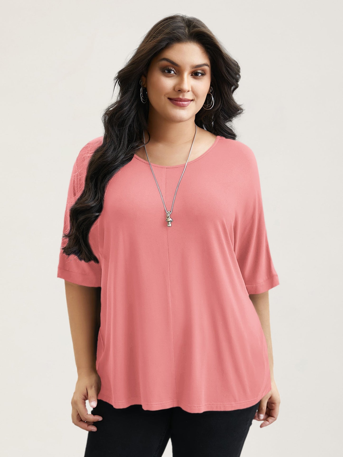 Supersoft Round Neck Plain T-Shirt