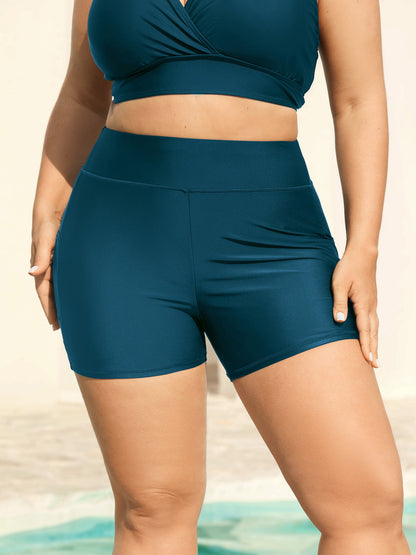 Sculpting Pockets Solid Swim Bottoms