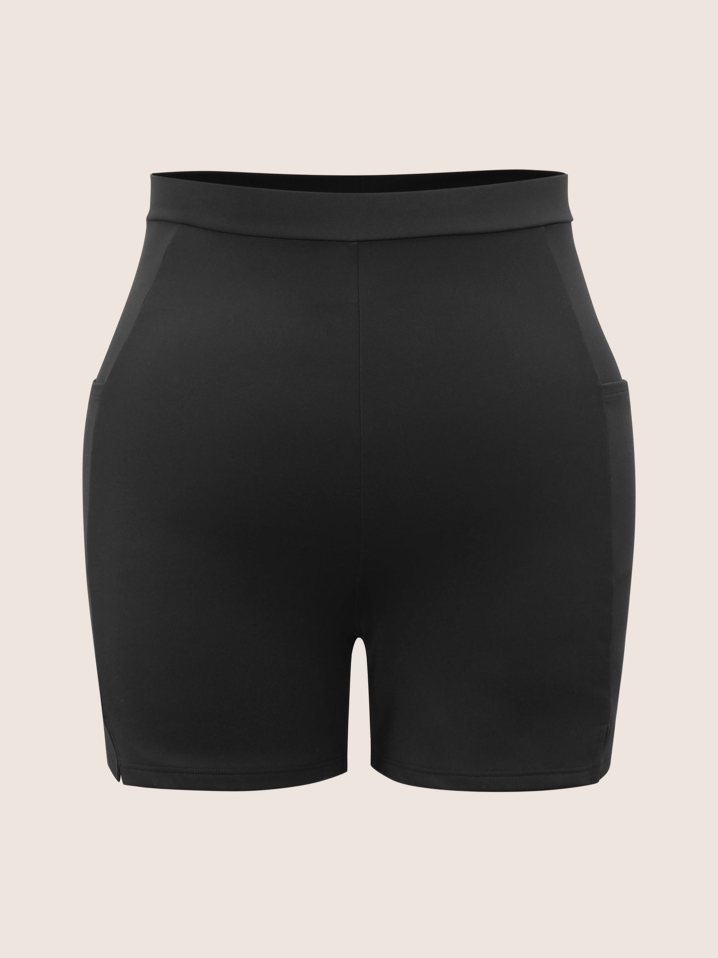 High Rise Pocket Split Side Swim Bottoms