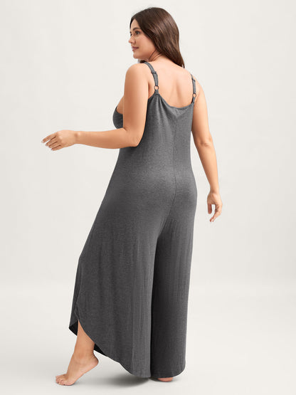Supersoft Wide-Leg Cami Lounge Jumpsuit