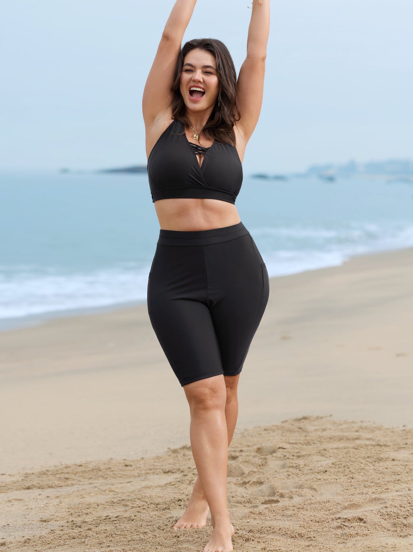 Super Stretchy Pocket Skinny-Fit Swim Bottom