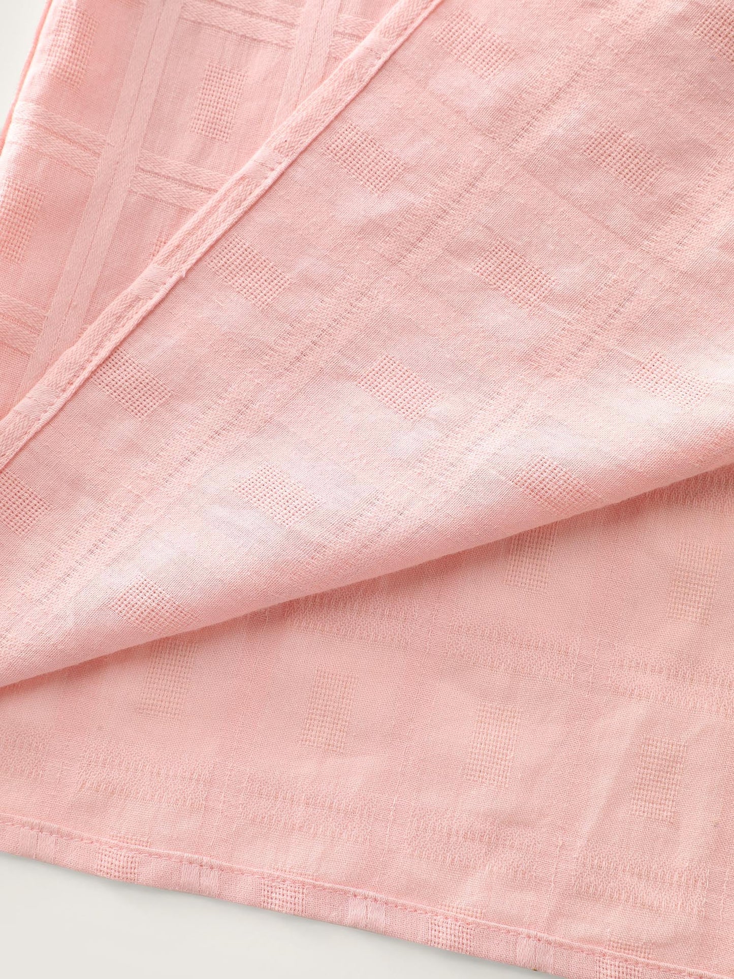 Pure Cotton Pleated Button-Down Top