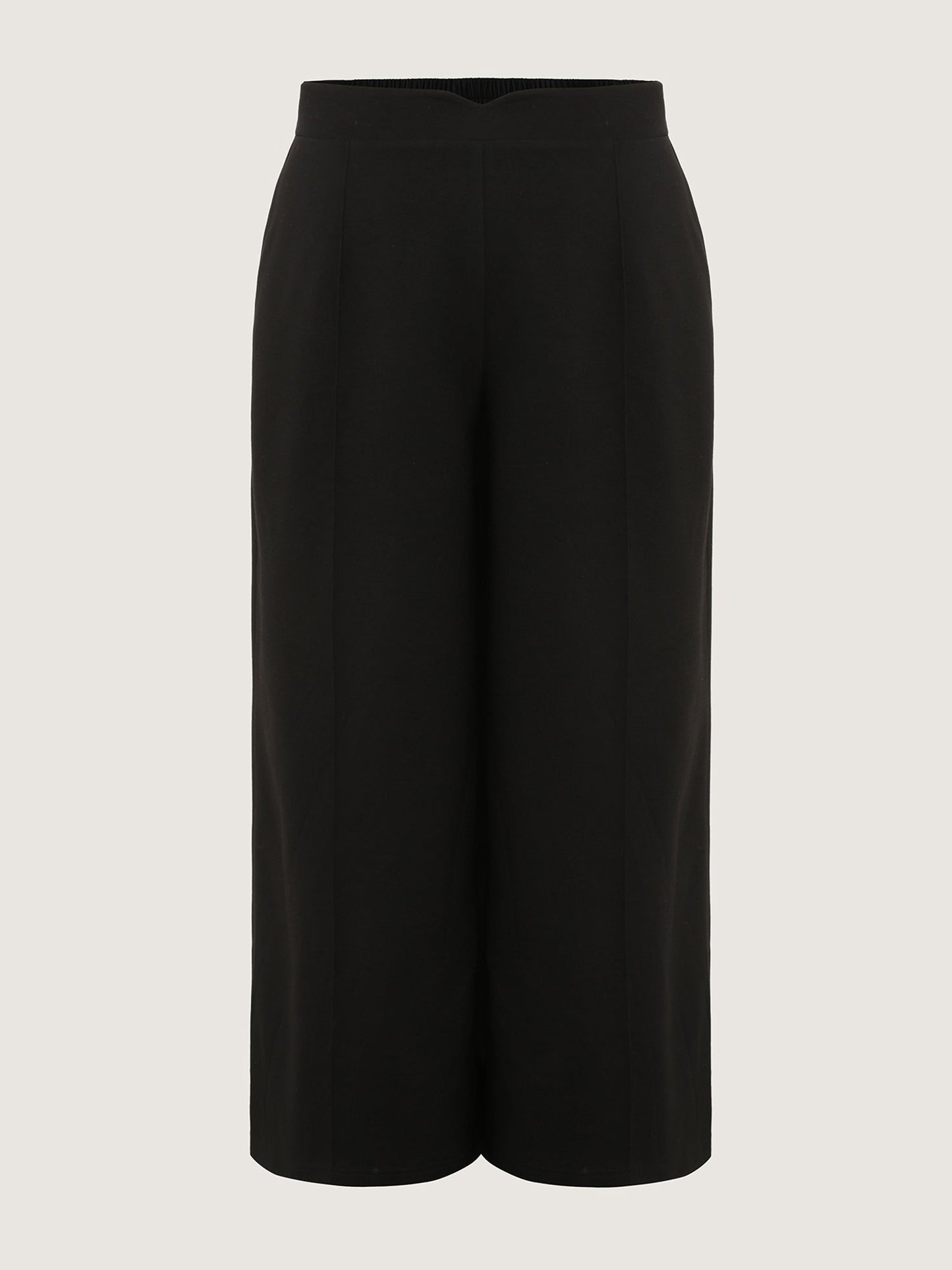 Stretchy High Waisted Pockets Straight Leg Pants