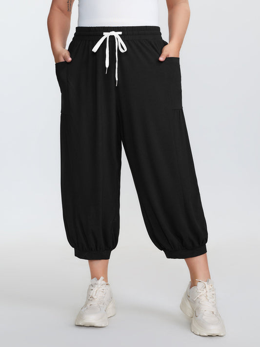 Supersoft Drawstring Cropped Jogger Pants