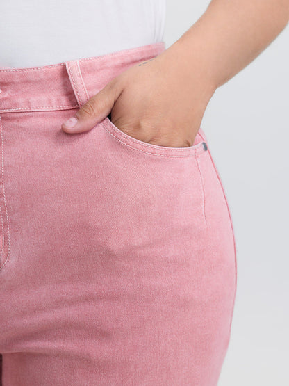 Stretchy Mid-Rise Bootcut Jeans