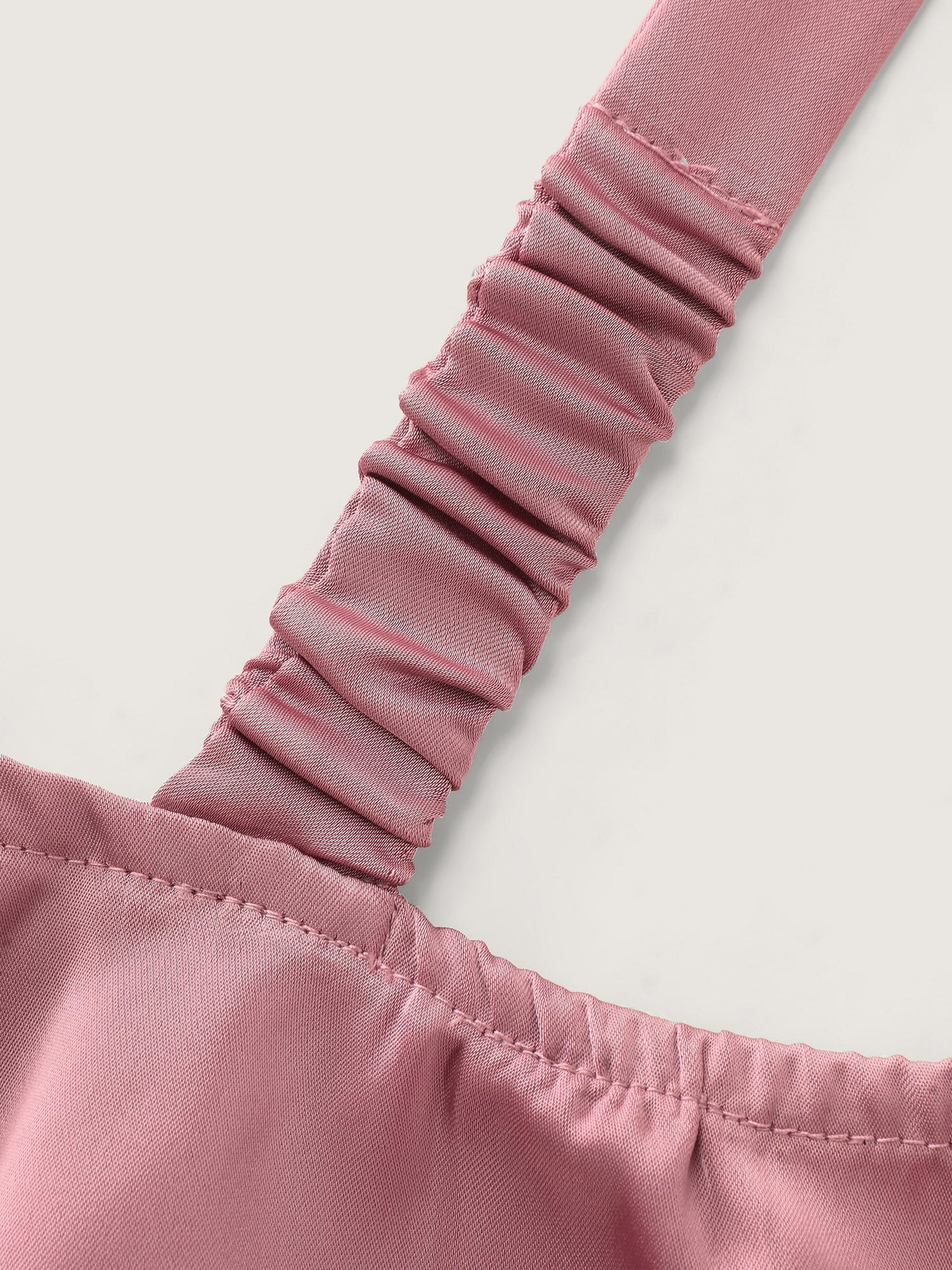 Elegant Satin Off-Shoulder Bowtie Blouse