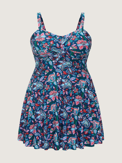 Sunkissed Floral Print Swim Dress