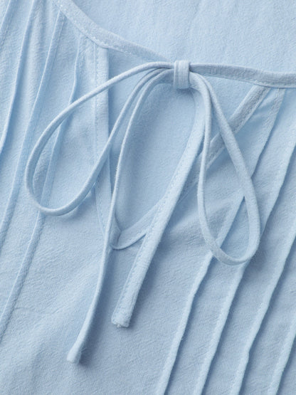Pure Cotton Cut-Out Detail Mini Dress