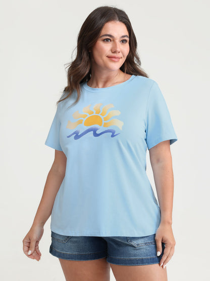 Cotton Sun Approved Crew Neck T-Shirt