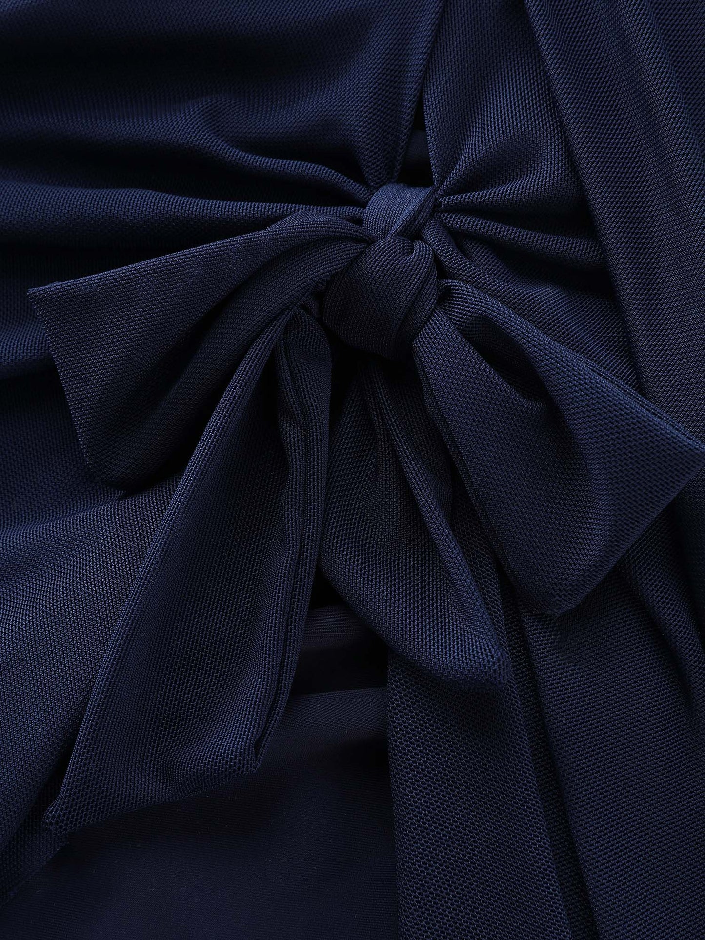 Knotted Hem Twist Front Swim Dress