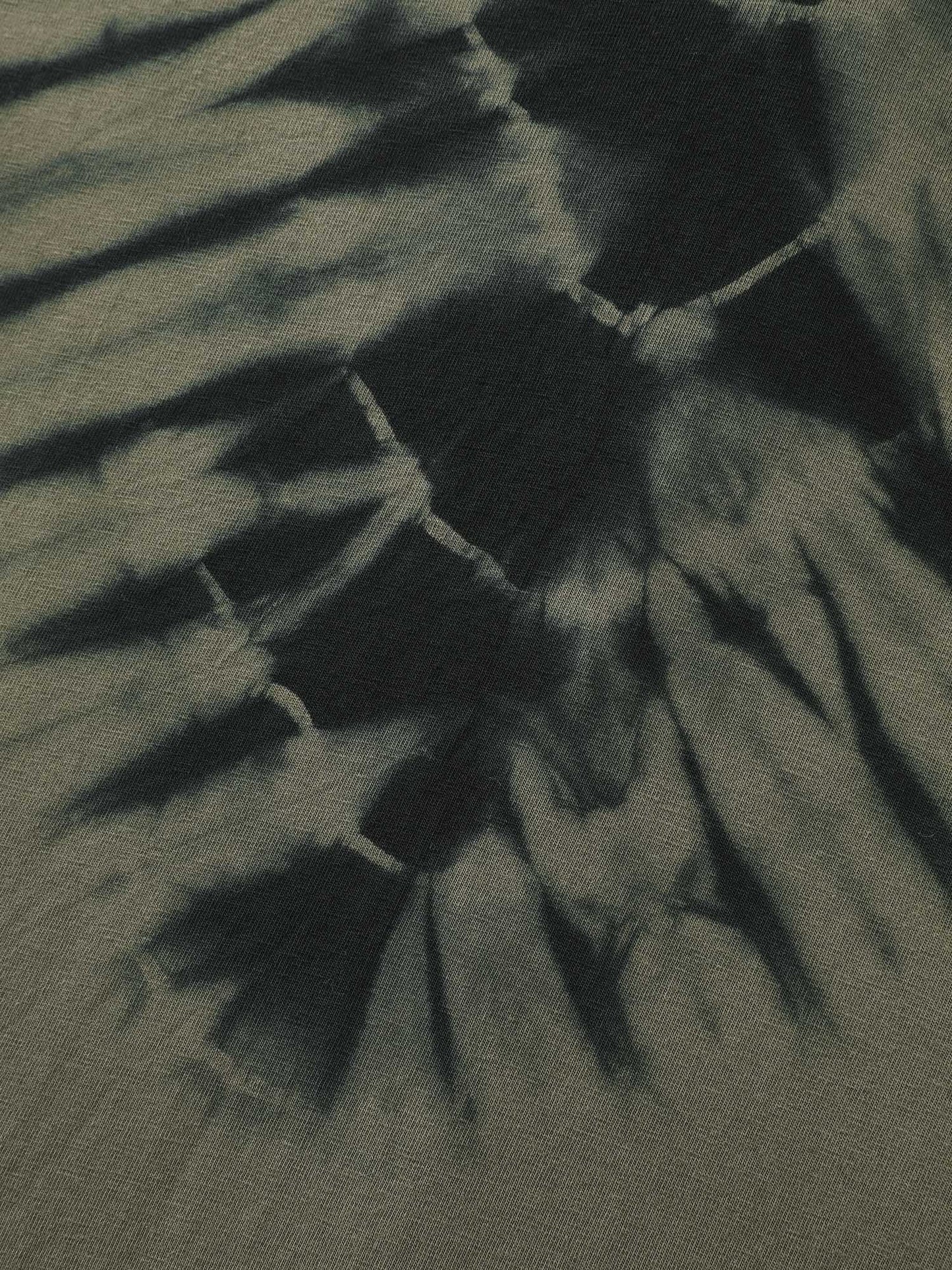 Pure Cotton Tie-Dye Asymmetrical Hem T-Shirt