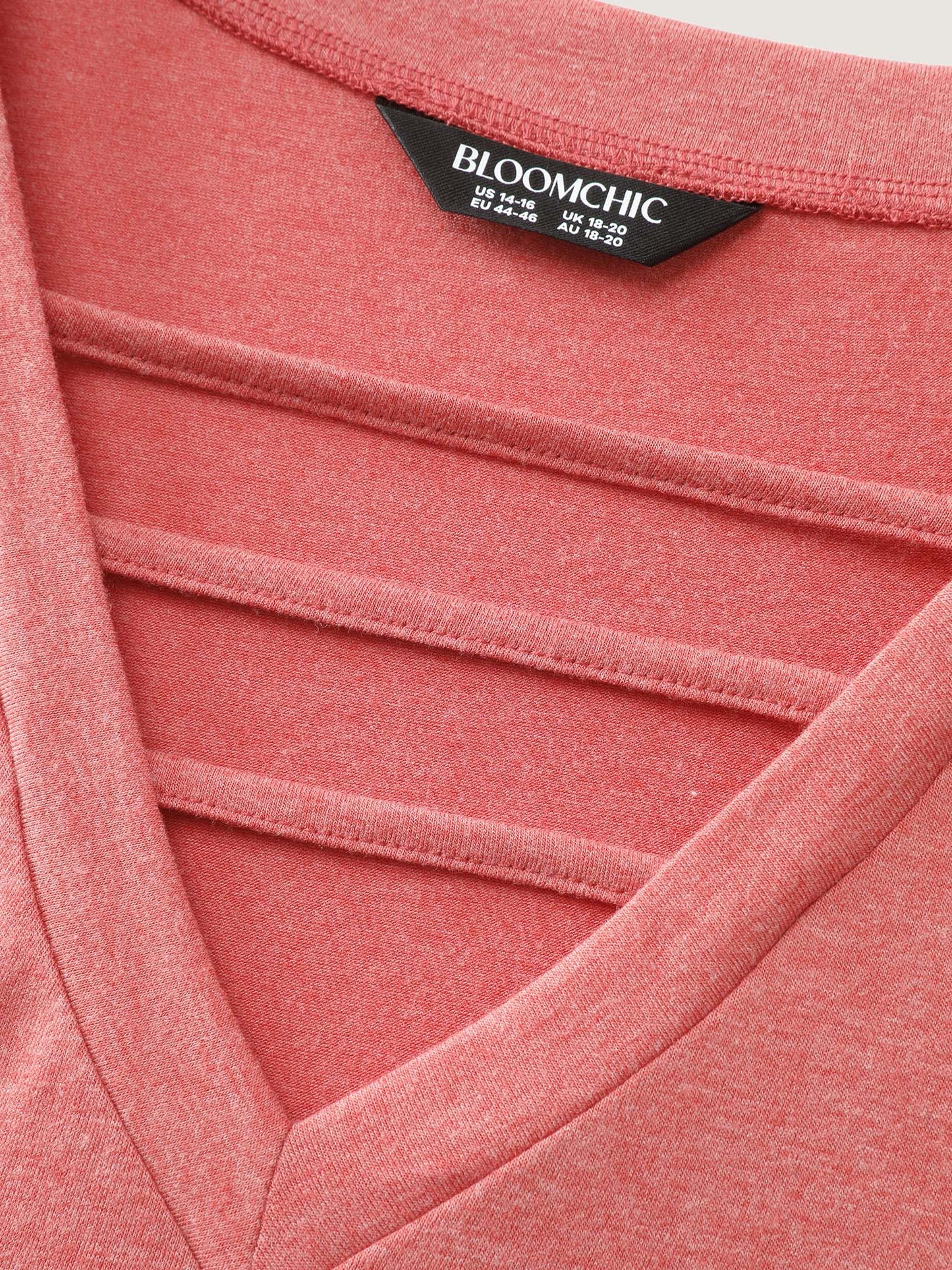 Supersoft Cut-Out Neckline Relaxed-Fit T-Shirt