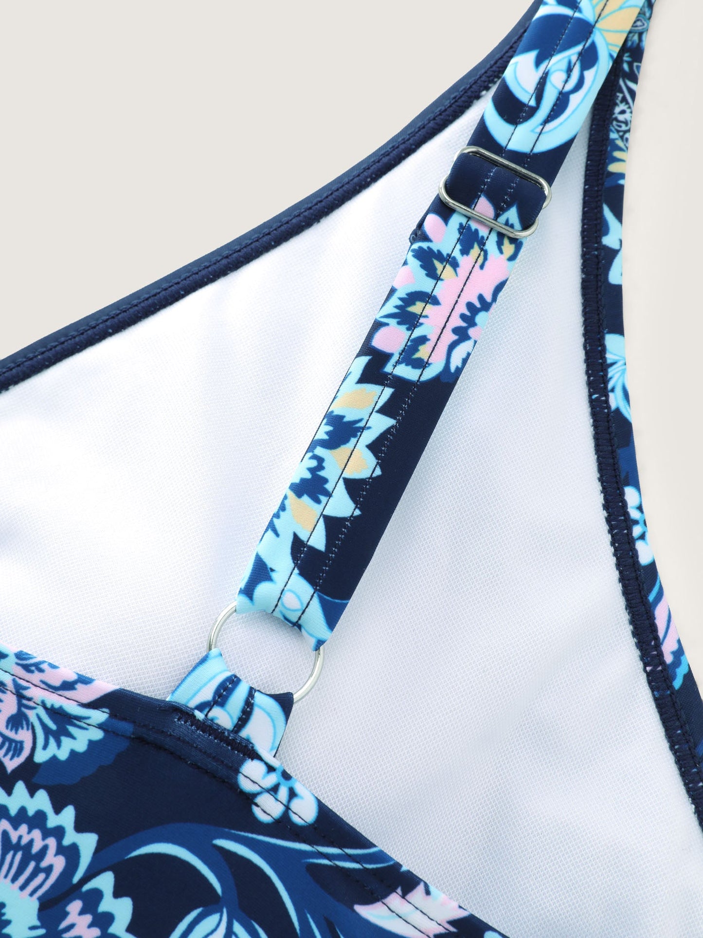 Floral Escape Pockets One-Piece Swimsuit