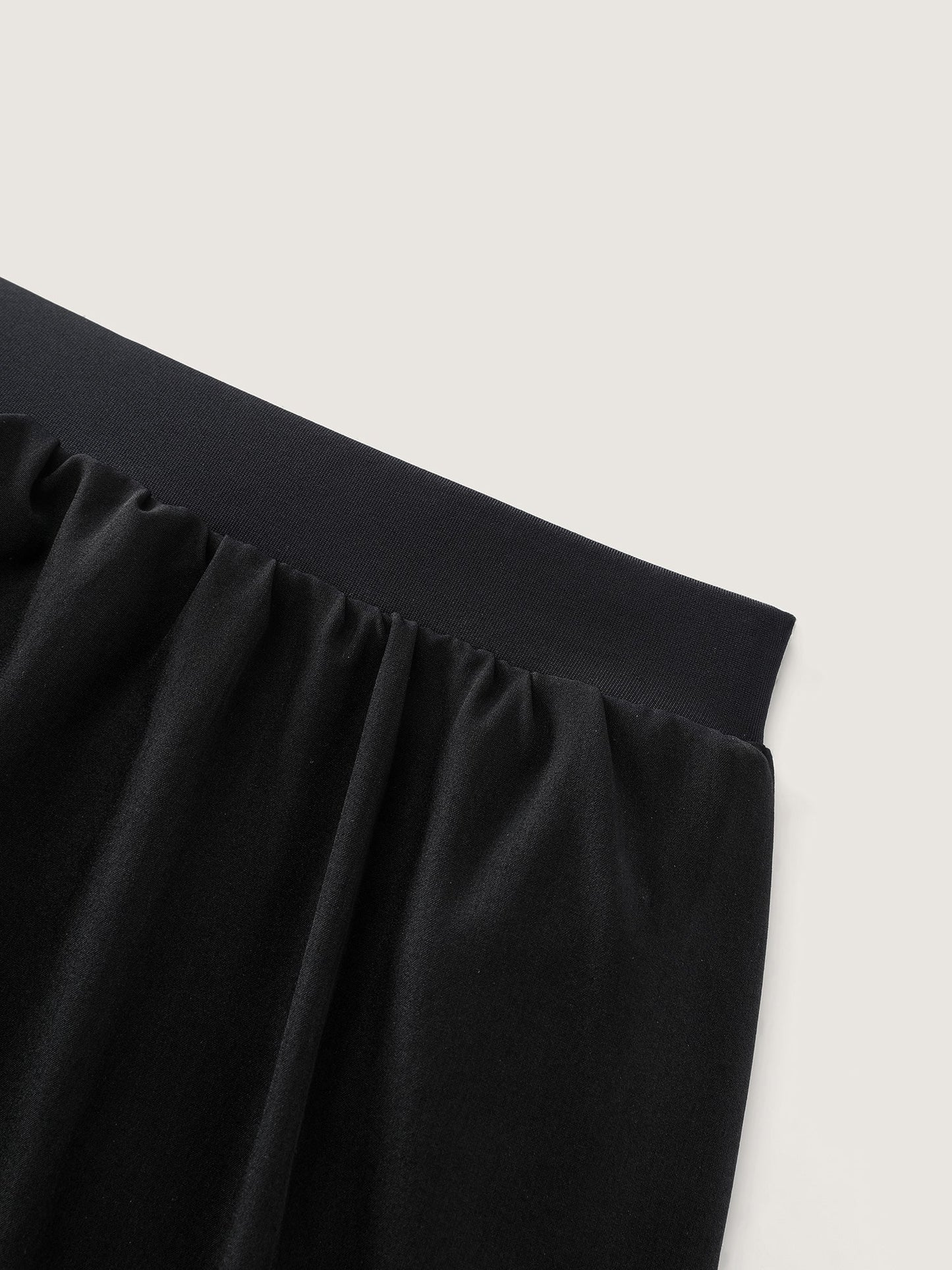 Curvy Hem Layered Swim Bottoms