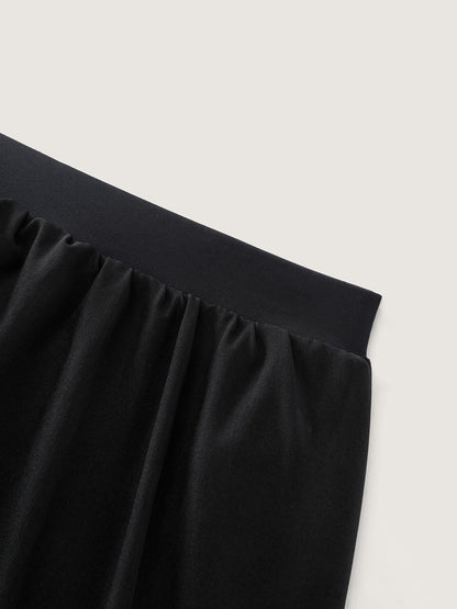 Curvy Hem Layered Swim Bottoms