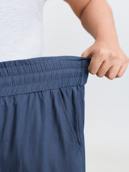 Supersoft Denim-Like Wide Leg Pants