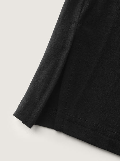 Supersoft Keyhole Neckline Drawstring T-Shirt
