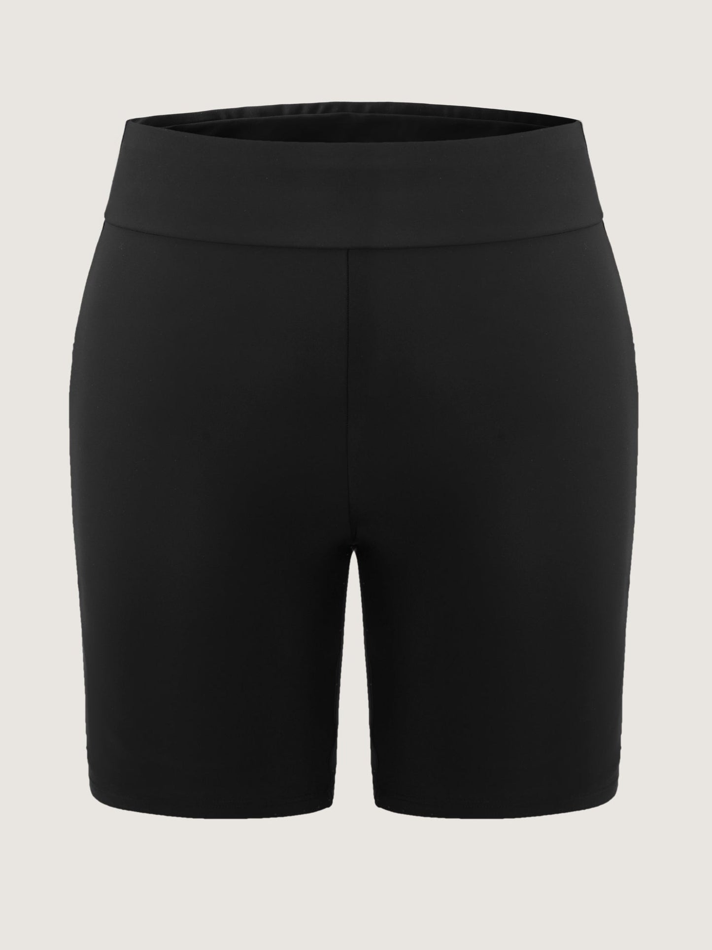 High-Waist Pocket Swim Bottoms