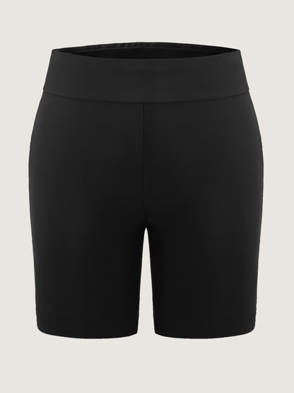 High-Waist Pocket Swim Bottoms